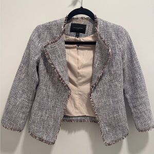 Banana Republic Women's Textured Gray Blazer